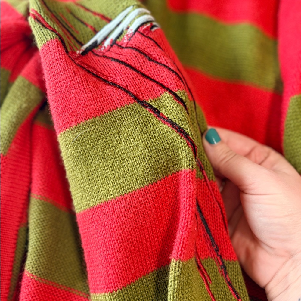 Hot Topic nightmare on Elm Street Striped Open-Front Cardigan - Picture 2 of 5